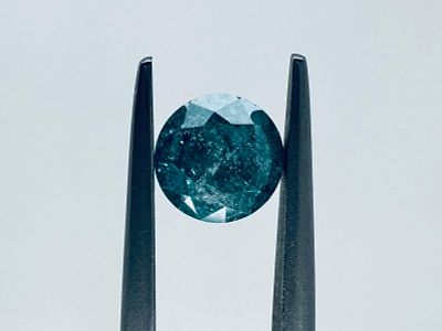 DIAMANTE NATURAL POLISHED 1,04 FANCY BLU VIVIDO – CON CERTIFICATO GEMMOLOGICO -I3 - CON 