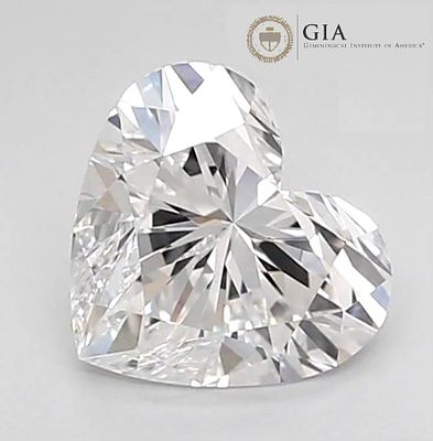 DIAMANTE NATURALE 0.80 CT F VS1 - CUORE - GIA. DIAMANTE NATURALE 0.80 CT COLORE F PUREZZA VS1 - 