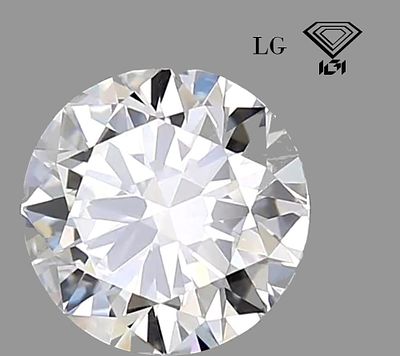 DIAMANTE 0,65 CT D IF - LAB-GROWN - BRILLANTE - IGI. DIAMANTE 0,65 CARATI COLORE D PUREZZA IF - 