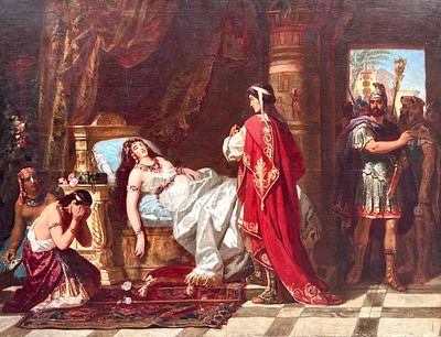 CLEOPATRA Olio su tela 110 X 141