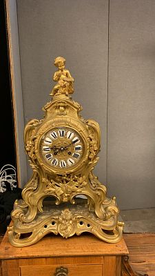 PARIGINA BRONZO DORATO Francia NAPOLEONE III 60 X 43