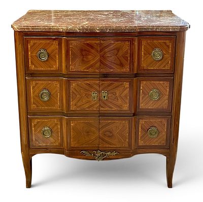 CREDENZA Boise de rose Francia Stila Napoleone III 105 X 95 X 51