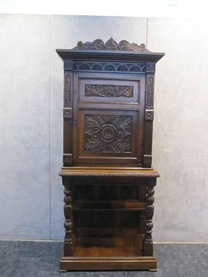 CREDENZA Rovere Inghilterra XIX Sec. 200 X 90 X 46