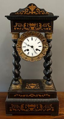 OROLOGIO legno dipinto Fine 800 40 X 20
