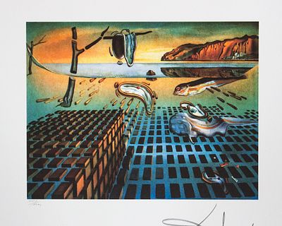 Salvador Dali 'The Disintegration of the Persistence of Memory'. Salvador Dali (after) 'The 