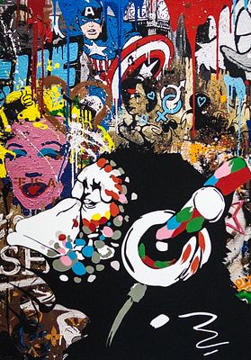 DEATH NYC SIGNED FINE ART PRINT W/COA. DEATH NYC Signed Fine Art Print with COA , DEATH NYC is a 