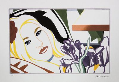 Tom Wesselmann 'Bedroom Blonde with Iris'. Tom Wesselmann (after) 'Bedroom Blonde with Iris' 