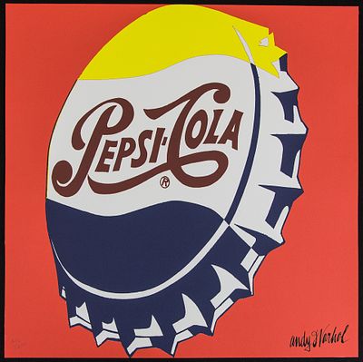 Andy Warhol 'Pepsi-Cola'. Andy Warhol (after) 'Pepsi-Cola' offset lithography, size 60 x 60 cm 
