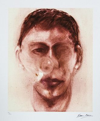 Francis Bacon 'Study for a Portrait of John Edwards'. Francis Bacon (after) 'Study for a 