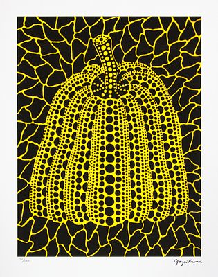 Yayoi Kusama 'Pumpkin'. Yayoi Kusama (after) 'Pumpkin' offset lithography, limited edition of 