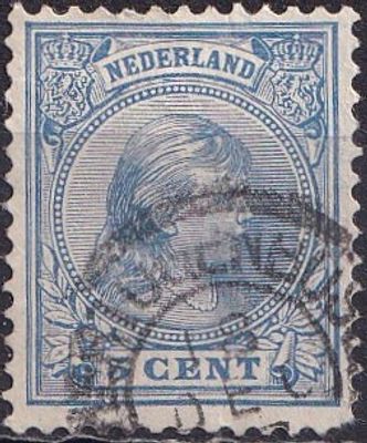 Netherlands 1891-1893 Mi 35, A/USED. The item's condition is visible in the photographs (Scanned 