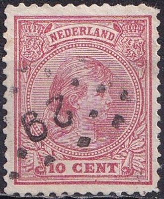 Netherlands 1891-1893 Mi 37, A/USED. The item's condition is visible in the photographs (Scanned 