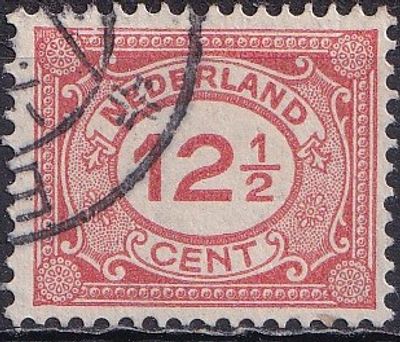 Netherlands 1921 Mi 108 A/USED. The item's condition is visible in the photographs (Scanned 