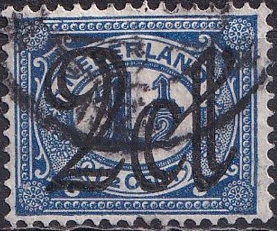 Netherlands 1923 Mi 121 A/USED. The item's condition is visible in the photographs (Scanned 
