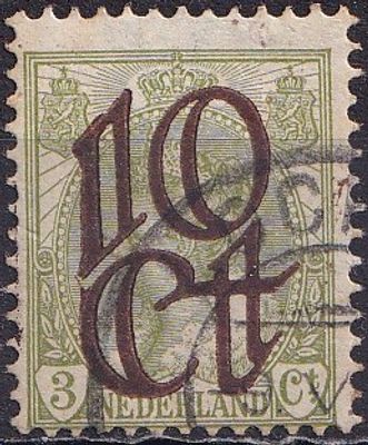 Netherlands 1923 Mi 118 A/USED. The item's condition is visible in the photographs (Scanned 