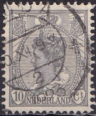 Netherlands 1921 Mi 106 A/USED. The item's condition is visible in the photographs (Scanned 