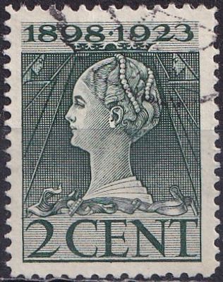 Netherlands 1923 Mi 123 A/USED. The item's condition is visible in the photographs (Scanned 
