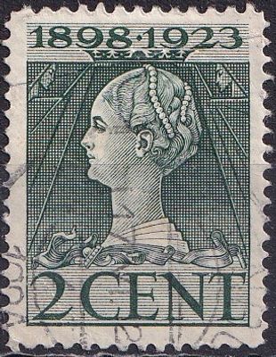 Netherlands 1923 Mi 123 A/USED. The item's condition is visible in the photographs (Scanned 
