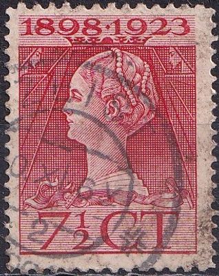 Netherlands 1923 Mi 125 A/USED. The item's condition is visible in the photographs (Scanned 
