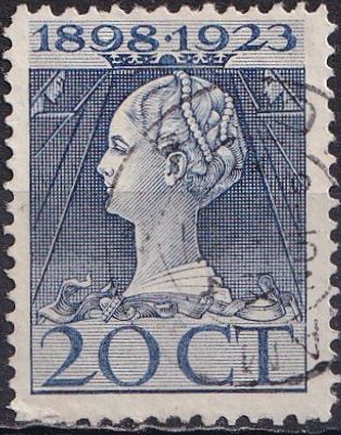 Netherlands 1923 Mi 127 A/USED. The item's condition is visible in the photographs (Scanned 