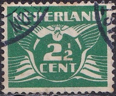Netherlands 1924 Mi 148 A/USED. The item's condition is visible in the photographs (Scanned 