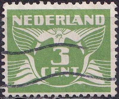 Netherlands 1924 Mi 149 A/USED. The item's condition is visible in the photographs (Scanned 