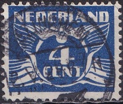 Netherlands 1924 Mi 150 A/USED. The item's condition is visible in the photographs (Scanned 