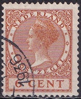 Netherlands 1924/25 Mi 152 A/USED. The item's condition is visible in the photographs (Scanned 