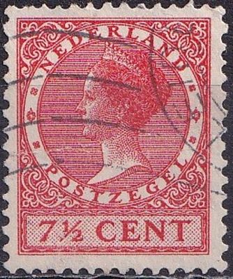 Netherlands 1928 Mi 215 A/USED. The item's condition is visible in the photographs (Scanned 