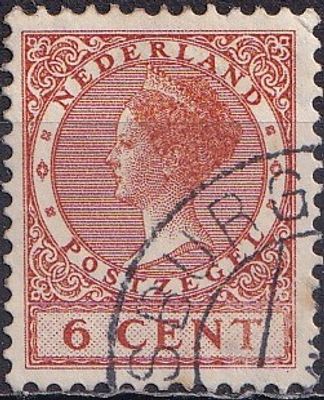 Netherlands 1926/29 Mi 179 A/USED. The item's condition is visible in the photographs (Scanned 