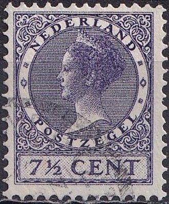 Netherlands 1926/29 Mi 180 A/USED. The item's condition is visible in the photographs (Scanned 