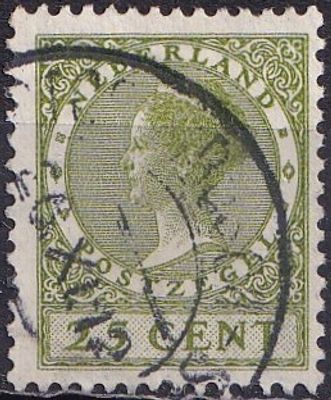 Netherlands 1926/29 Mi 187 A/USED. The item's condition is visible in the photographs (Scanned 