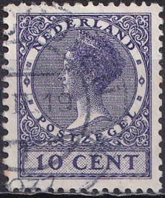 Netherlands 1929 Mi 222 A/USED. The item's condition is visible in the photographs (Scanned 