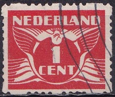 Netherlands 1924 Mi 146 A/USED. The item's condition is visible in the photographs (Scanned 