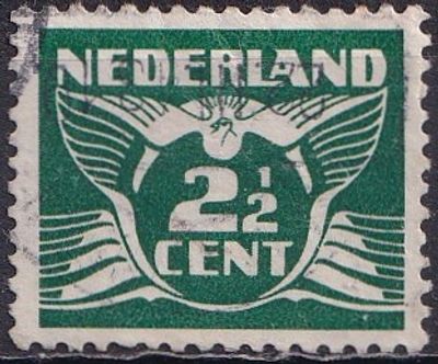 Netherlands 1924 Mi 148 A/USED. The item's condition is visible in the photographs (Scanned 