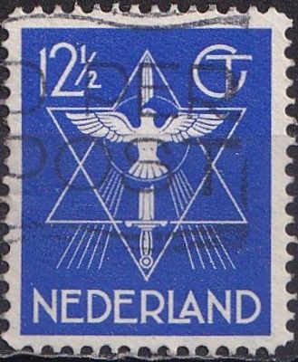 Netherlands 1933 Mi 261 A/USED. The item's condition is visible in the photographs (Scanned 