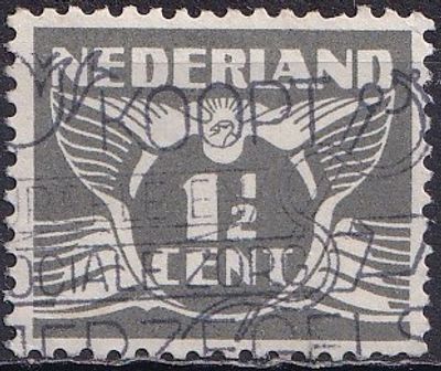 Netherlands 1935 Mi 281 A/USED. The item's condition is visible in the photographs (Scanned 