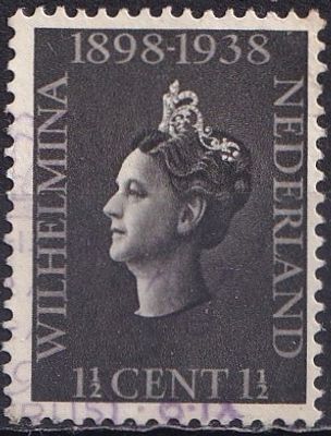 Netherlands 1938 Mi 318 A/USED. The item's condition is visible in the photographs (Scanned 