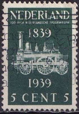 Netherlands 1939 Mi 334 A/USED. The item's condition is visible in the photographs (Scanned 