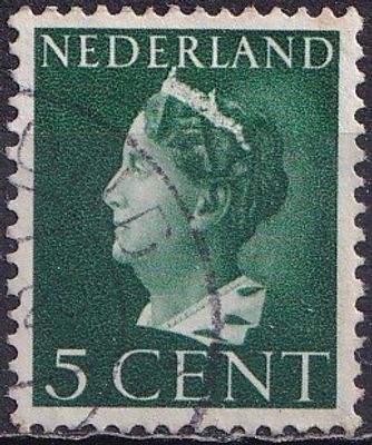 Netherlands 1940 Mi 341 A/USED. The item's condition is visible in the photographs (Scanned 