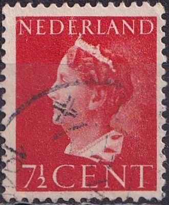 Netherlands 1940 Mi 342 A/USED. The item's condition is visible in the photographs (Scanned 
