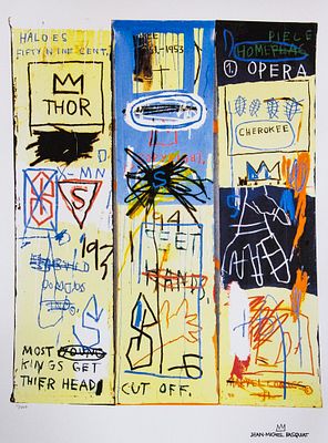 Jean-Michel Basquiat 'Charles the First'. Jean-Michel Basquiat (after) 'Charles the First' 
