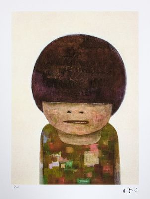 Yoshitomo Nara 'No Means No'. Yoshitomo Nara (after) 'No Means No' offset lithography, limited 