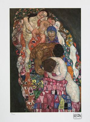 Gustav Klimt 'Death and Life'. Gustav Klimt (after) 'Death and Life' limited edition of 200 