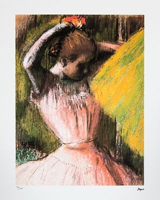 Edgar Degas 'Dancer Arranging her Hair'. Edgar Degas (after) 'Dancer Arranging her Hair' offset 