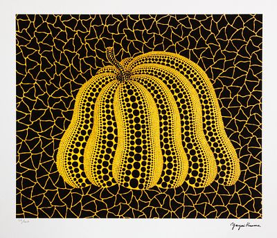 Yayoi Kusama 'Pumpkin'. Yayoi Kusama (after) 'Pumpkin' offset lithography, limited edition of 