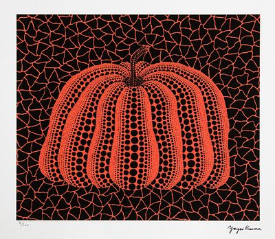 Yayoi Kusama 'Pumpkin'. Yayoi Kusama (after) 'Pumpkin' offset lithography, limited edition of 