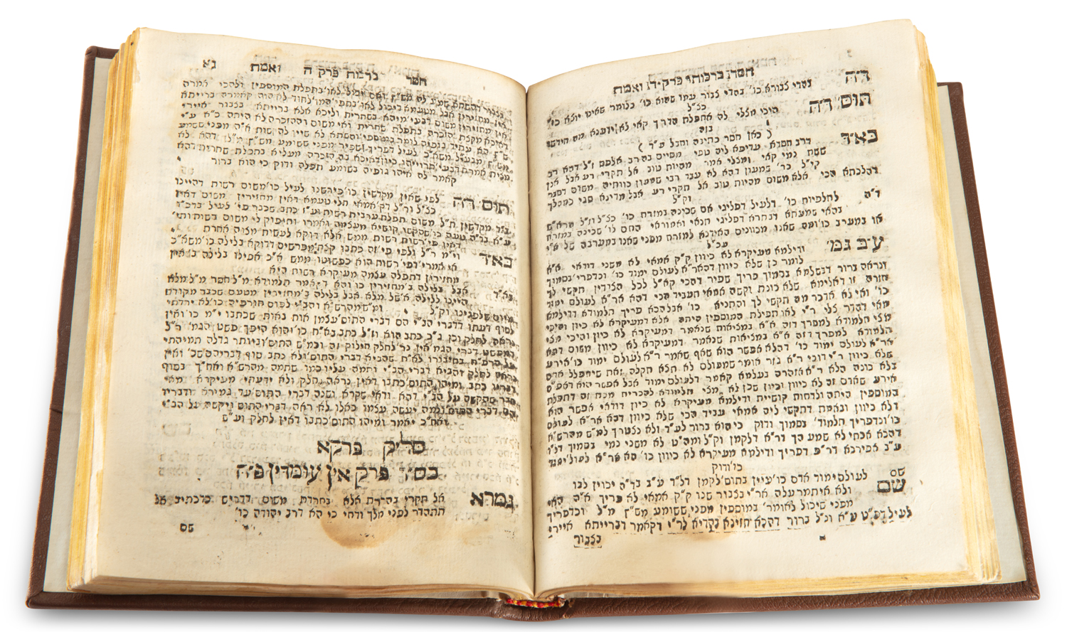 Sefer Chesed Ve’Emet, Salonika, 1813, with signatures of the owner, Rabbi ...