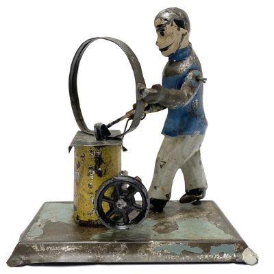 Becker Metal Worker Automaton Circa 1906. This steam accessory could be operated by hand or 