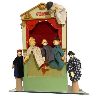 "Guignol Petit" Puppet Theatre Circa 1902. We thought we'd put on a rather special show for 